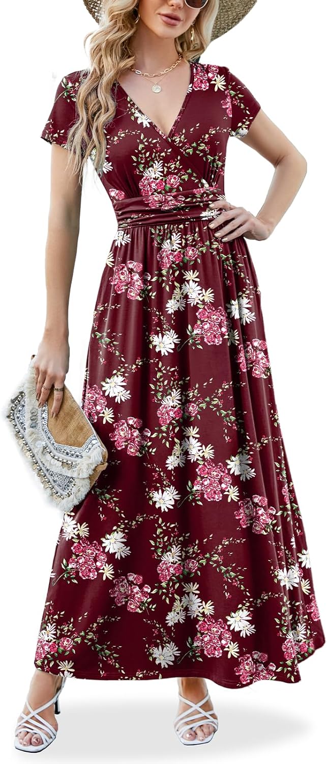 Elegant ANRILITA Maxi Dress for Women with Pockets and Style