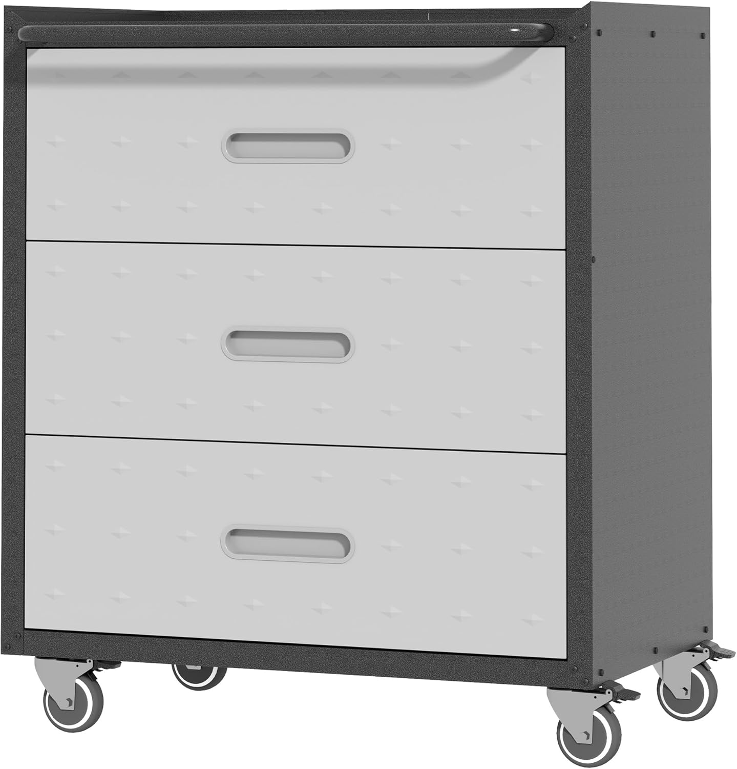 Metal Storage Cabinet with Wheels for Tools and Garage Use
