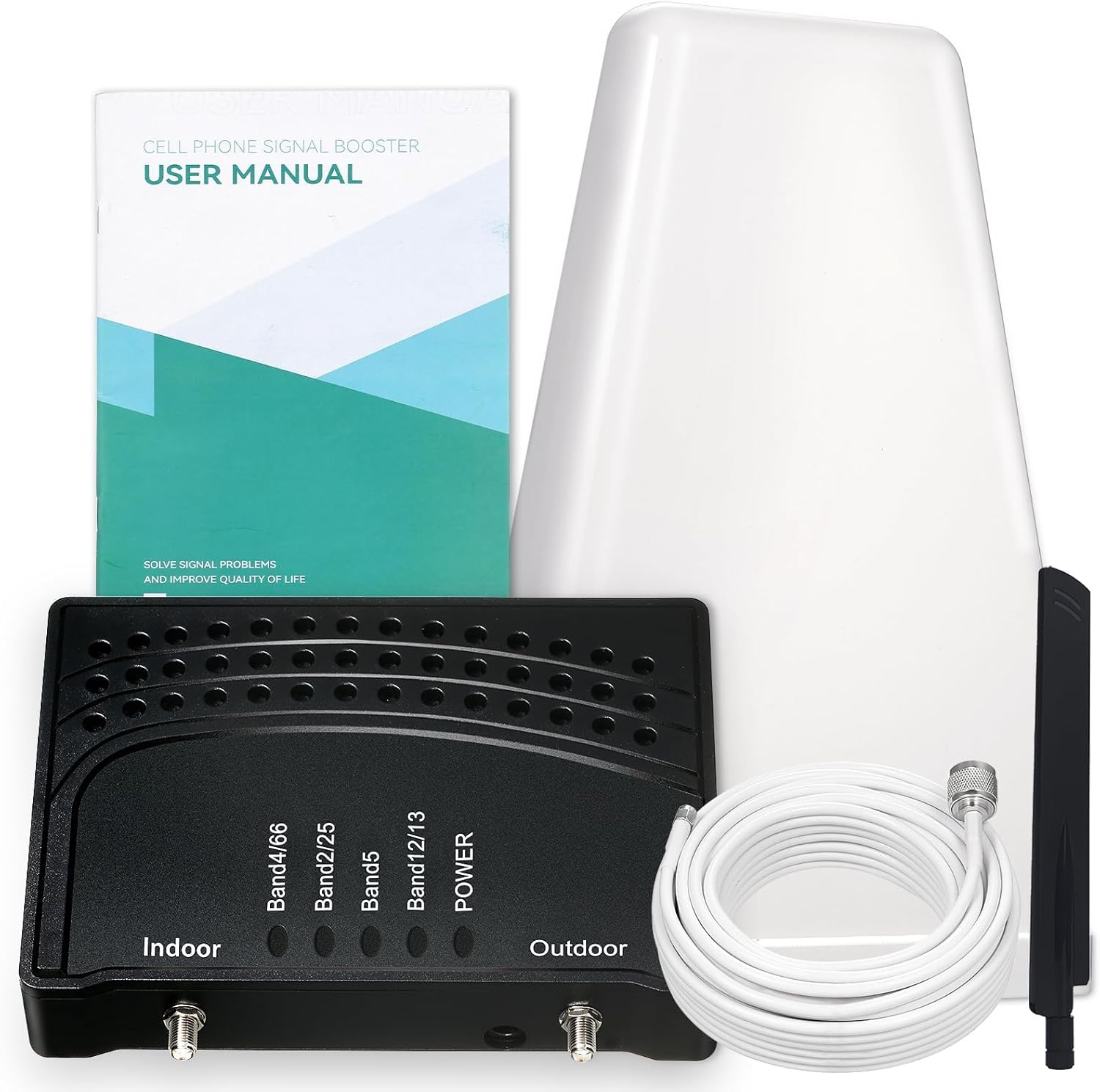 Cell Phone Booster for Home & Office, Boost 5G 4G Data