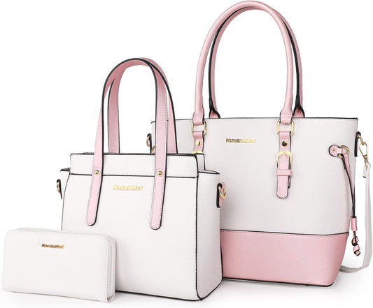 Montana West 3PCS Purses Set for Women - Tote, Handbag, Wallet