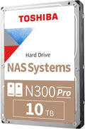 Toshiba N300 PRO 10TB Internal Hard Drive for Business NAS