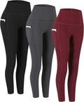 High Waist Yoga Pants with Pockets - Tummy Control Leggings Clothing