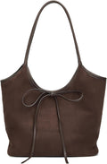 Vintage French Bow Tote Bag for Women - Chic Large Capacity