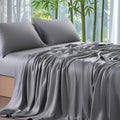 Viscose Bamboo Sheets Full Size 4pc Set - Ultra Cooling & Silky Soft
