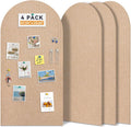 Large Felt Bulletin Board 96x48 - Modern Arched Pin Board
