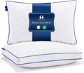 Shredded Memory Foam Pillows Queen Size 2-Pack - Supportive Medium