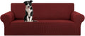 KEKUOU 4 Seater Couch Slipcover with Stretchy Oversized Design