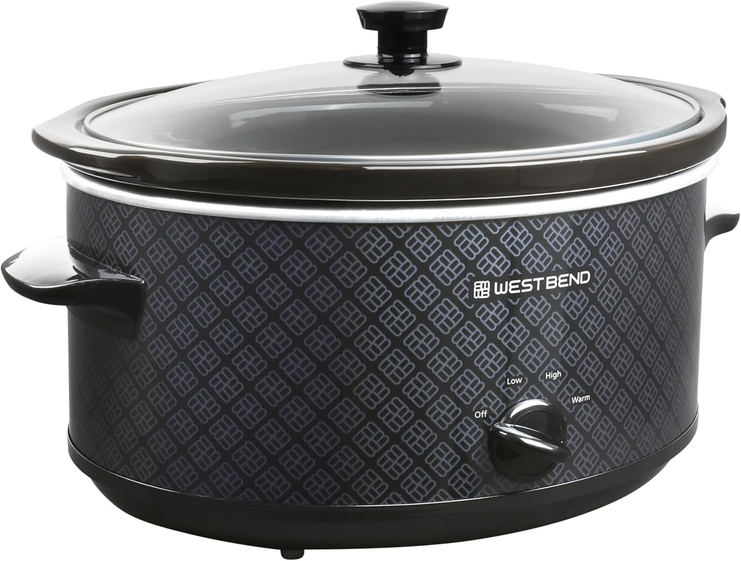 West Bend 6-Quart Slow Cooker with Dishwasher Safe Ceramic Crock
