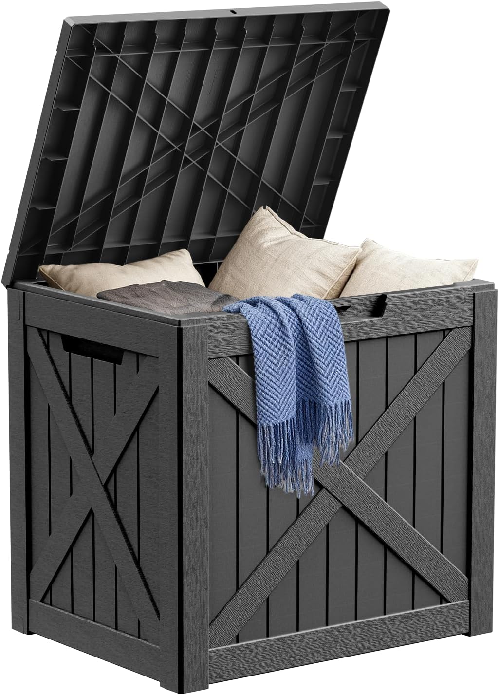 DRATO 32 Gallon Deck Box for Outdoor Storage and Organization
