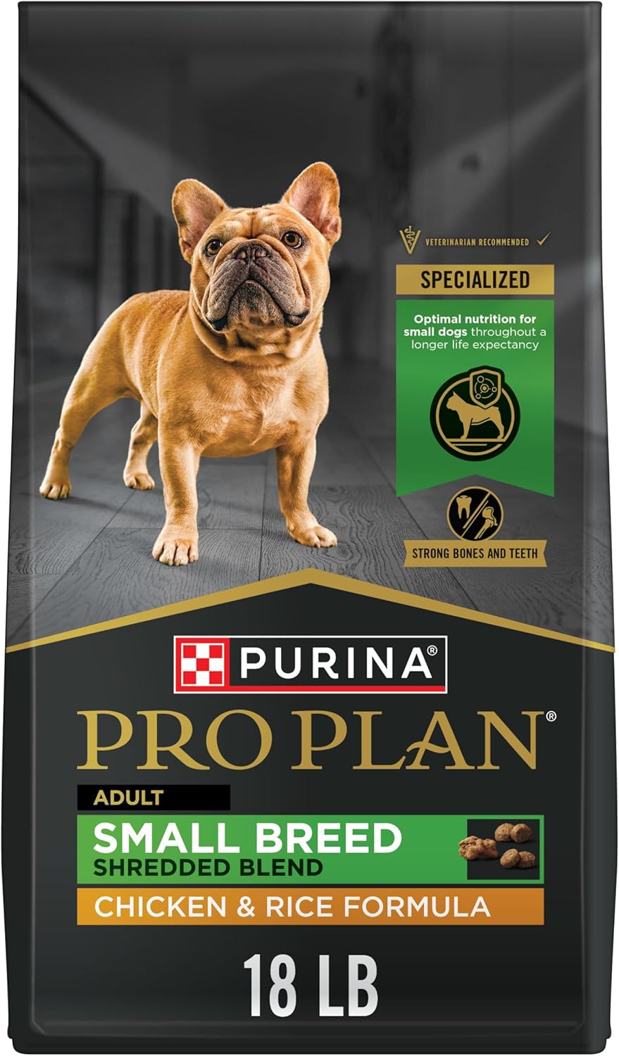 Purina Pro Plan Small Breed Dog Food with Probiotics - 18 lb
