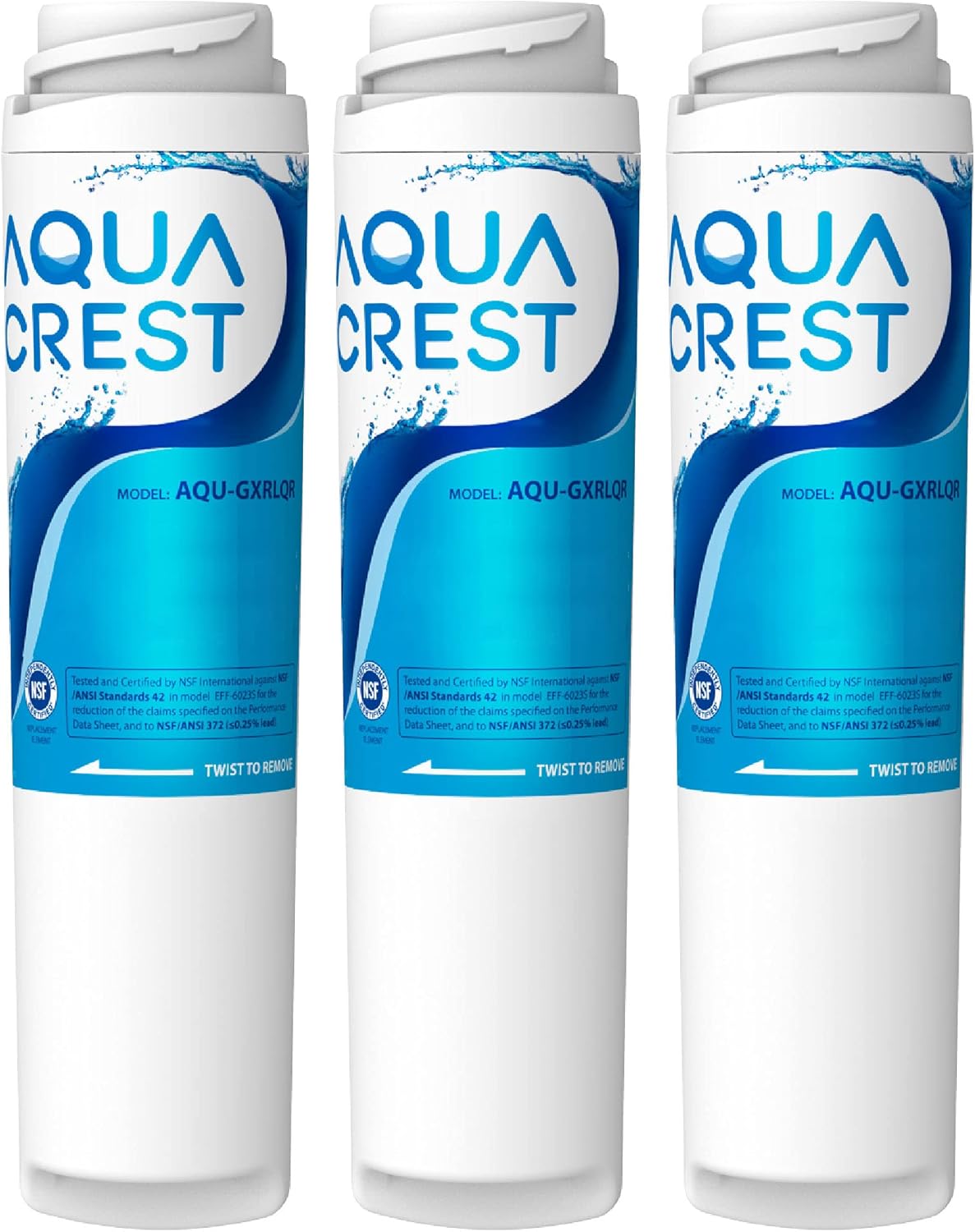 AQUACREST GXRLQR Undersink Inline Water Filter for Clean Water