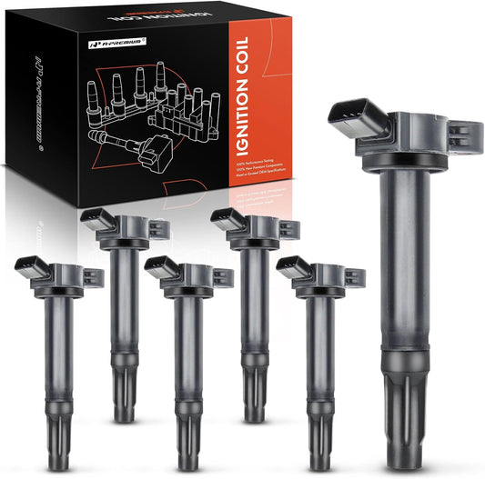 6PCS Ignition Coil Packs for Toyota, Lexus & Lotus Vehicles