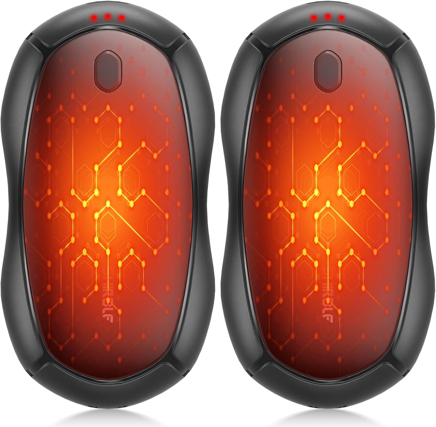 Pocket-Sized Rechargeable Hand Warmers - Long Lasting Heat