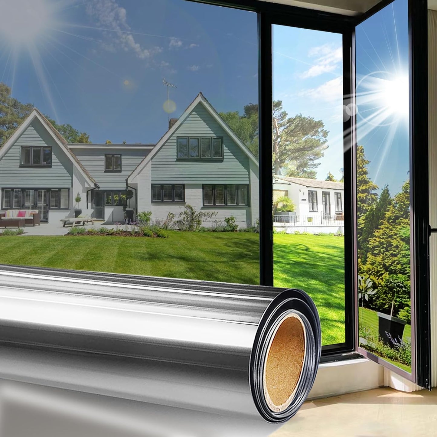 Window Film Privacy One Way Tint for Home Reflective Use