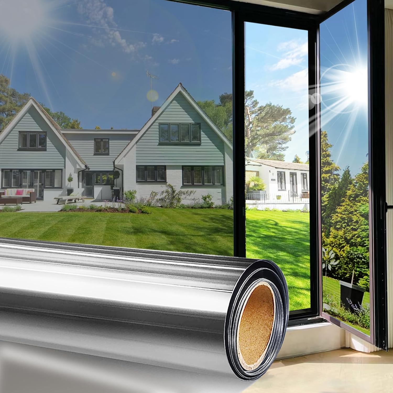 Window Film Privacy One Way Tint for Home Reflective Use