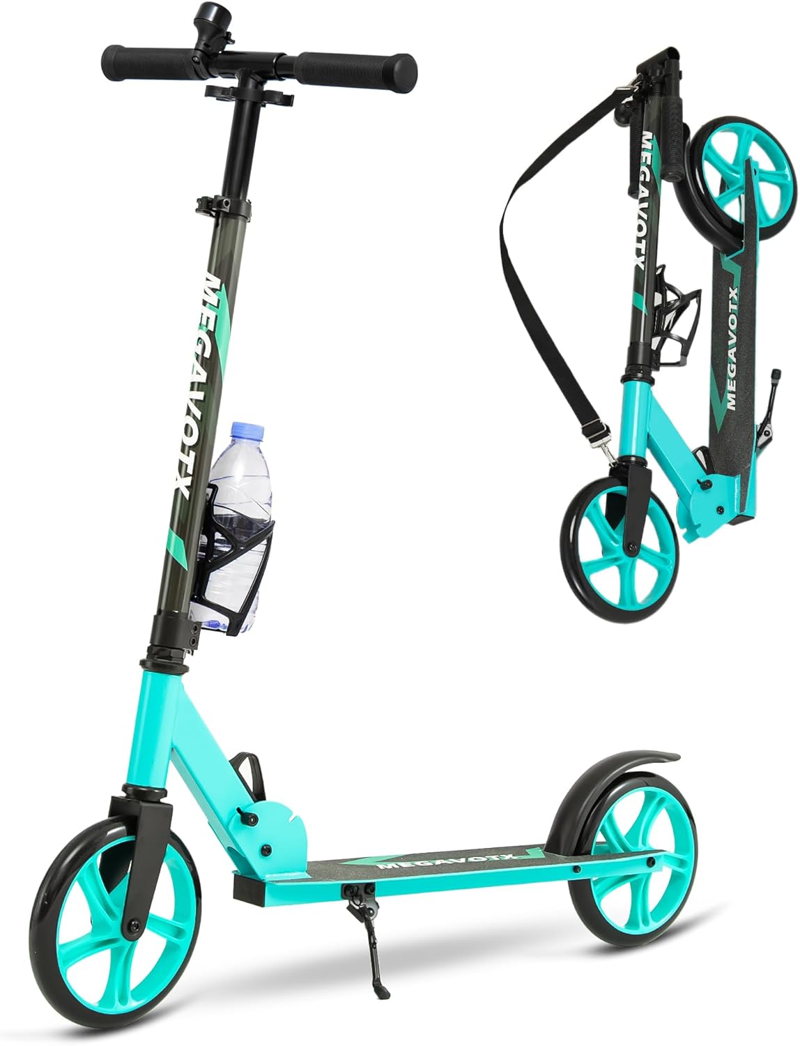 Foldable Kick Scooter for Kids and Adults with 8in Wheels