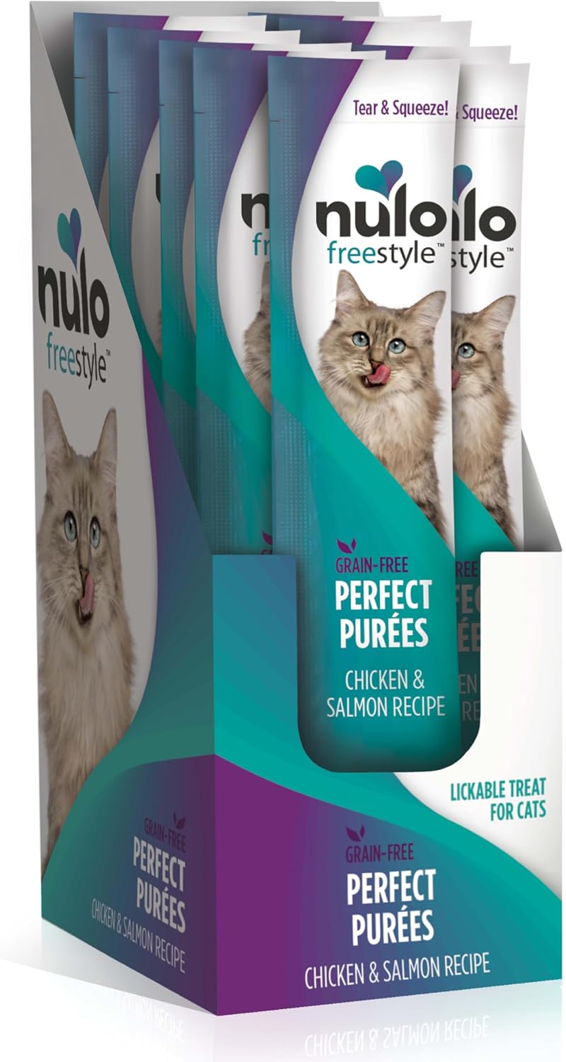 Nulo Freestyle Grain-Free Perfect Purees Cat Treats for Hydration