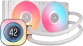 Titan 240 RX LCD Liquid CPU Cooler White - 240mm AIO