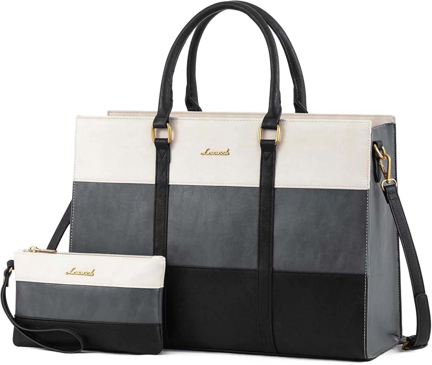 LOVEVOOK Laptop Bag for Women - Stylish 15.6 Inch Tote