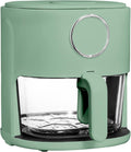 Colorful 1200W 4Qt Air Fryer - Compact Glass Basket Cooker
