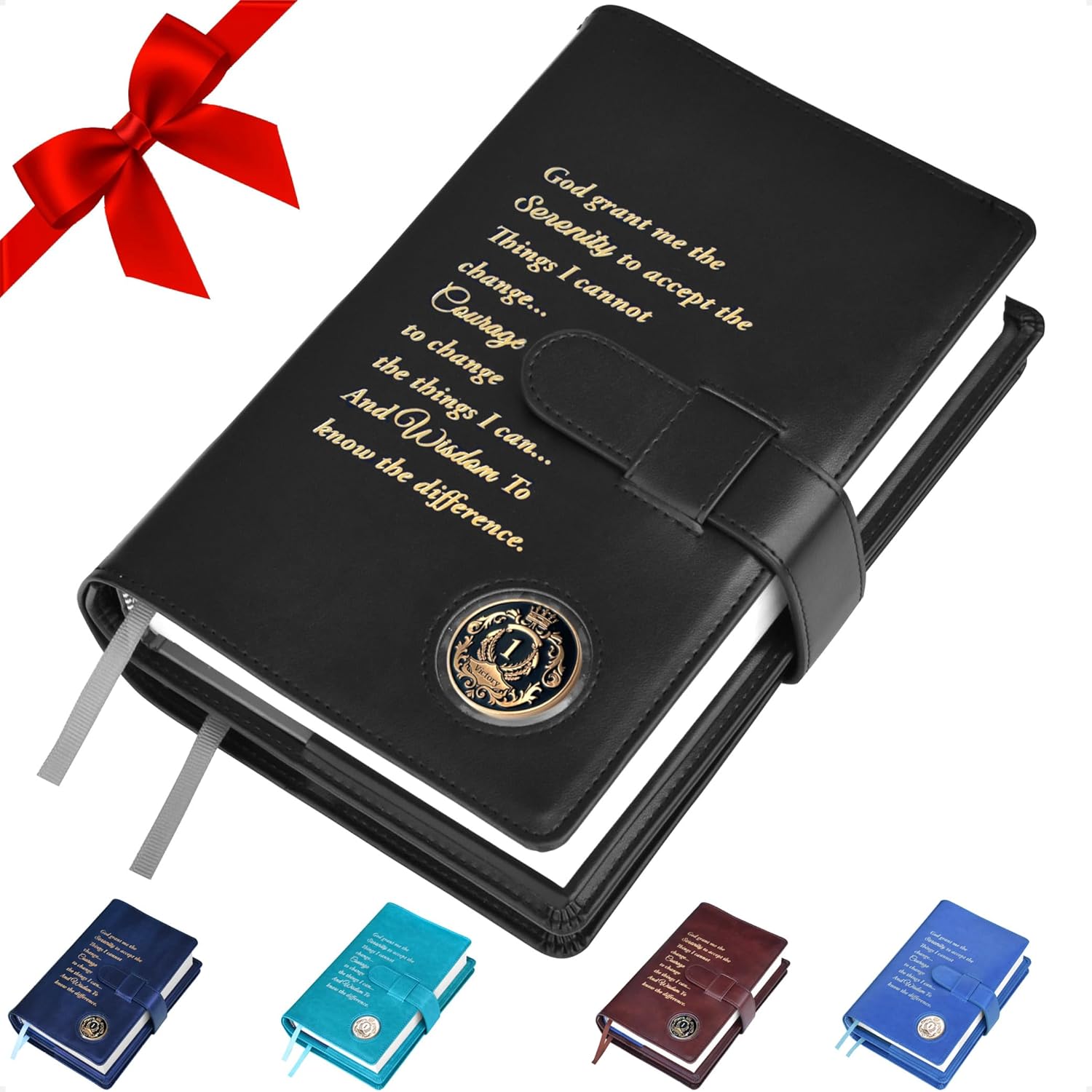 Galileo Double AA Big Book Cover for Alcoholics Anonymous Gifts