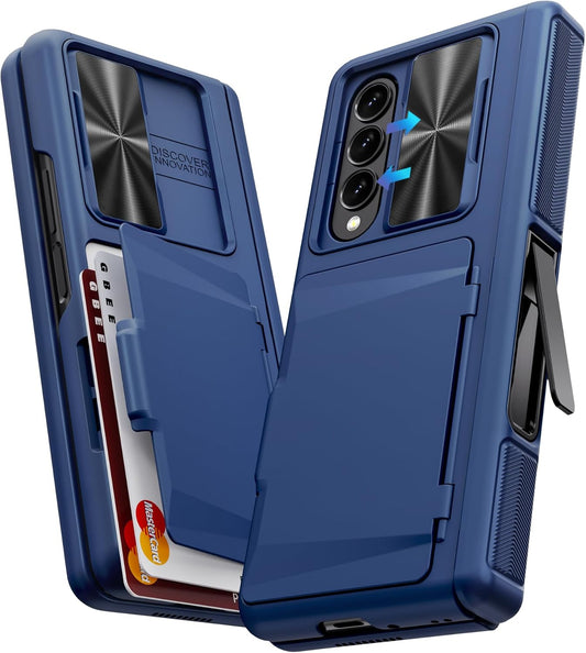 GBEE Galaxy Z Fold 4 Case with Kickstand & Card Holder Features