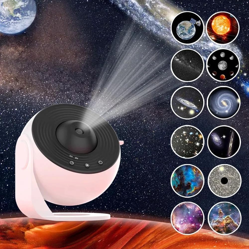 Starry Night Light Projector by YunLone - Dreamy Nebula Galaxy