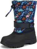 Kids Snow Boots with Fur Lining for Boys Girls - Waterproof Winter
