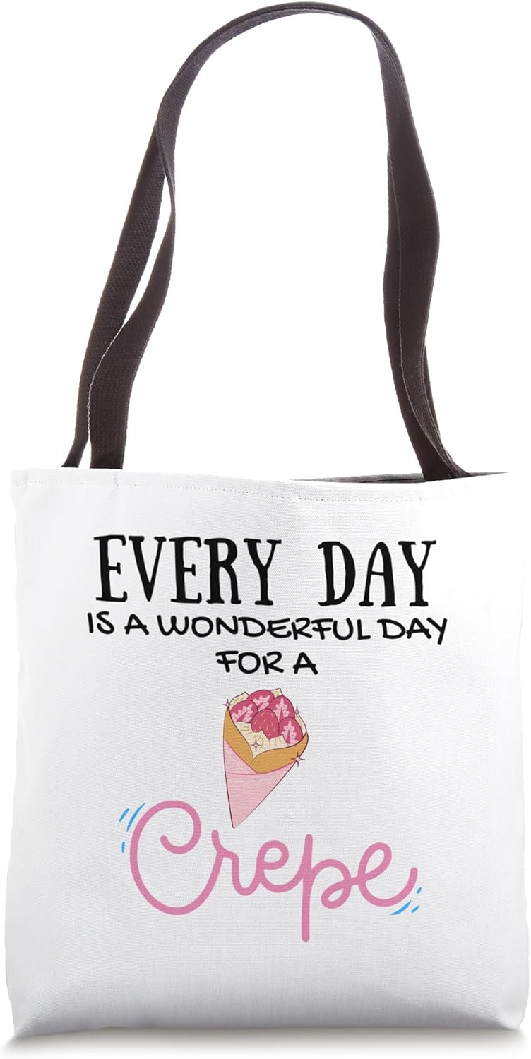 Wonderful Day Crepe Brunch Tote Bag