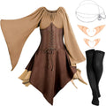 Medieval Fairy Costume Set for Women and Girls - Complete Renaissance