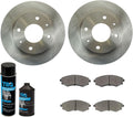 Front Brake Pad & Rotor Kit Compatible with 1998-2006 Hyundai