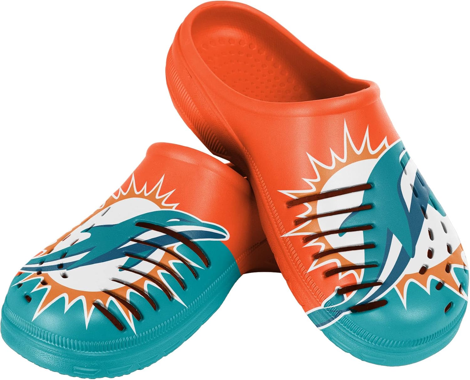 FOCO Men's NFL Team Logo Garden Water Sandals Shoes Clogs