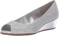 Bandolino Women's Candra Pump - Slip-On Peep-Toe Wedge for Work
