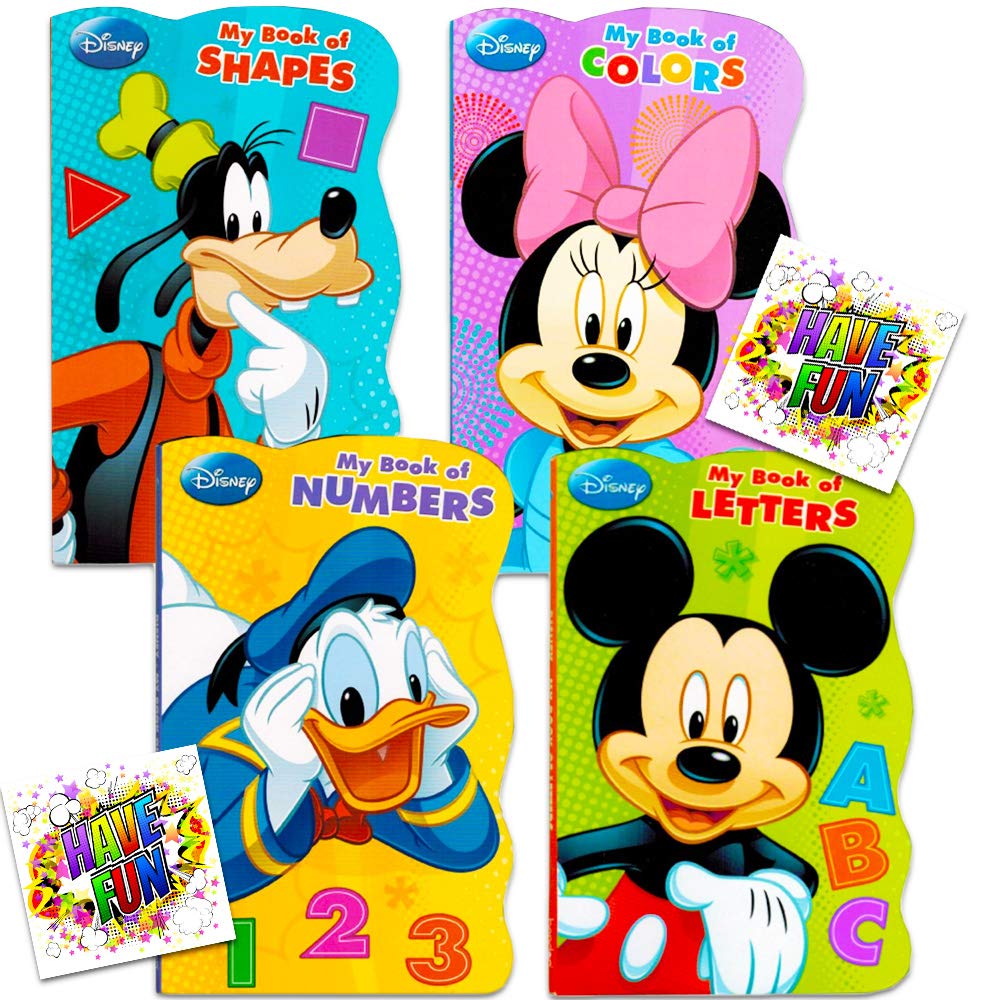 Disney Mickey Mouse My First Books Set - Educational Toddler Board Books