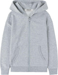 Kid Nation Kids Soft Brushed Fleece Zip-Up Hoodie - Warm Everyday