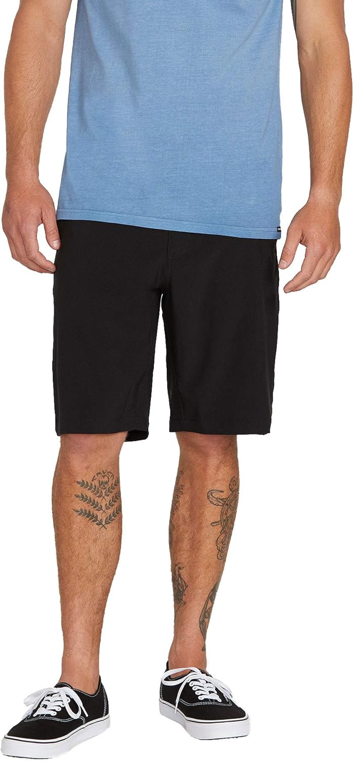 Volcom Men's Kerosene 21in Hybrid Chino Shorts for Comfort