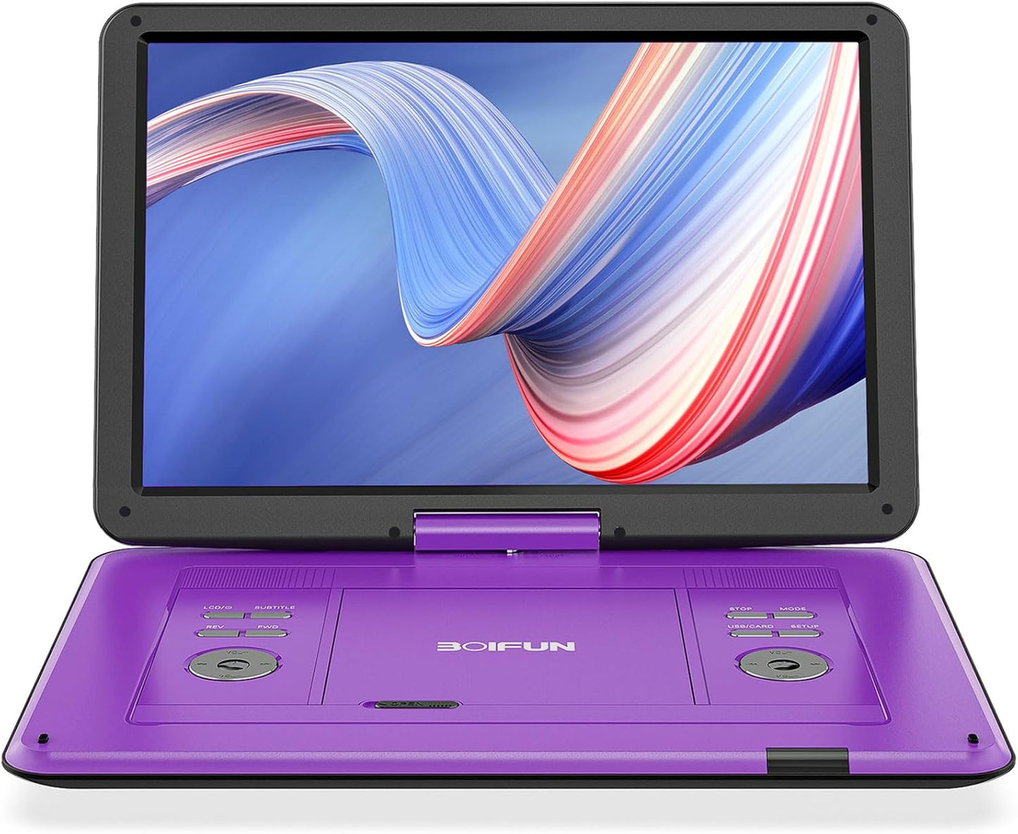 Portable DVD Player with 15.6 in HD Screen and 6 Hour Battery