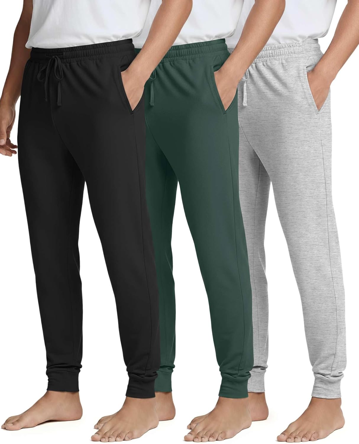 Men's Soft Lounge Sleep Joggers with Pockets for Comfort