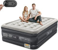 Air Mattress Full with Built-in Pump 18in - Fast Inflate, Supports 600