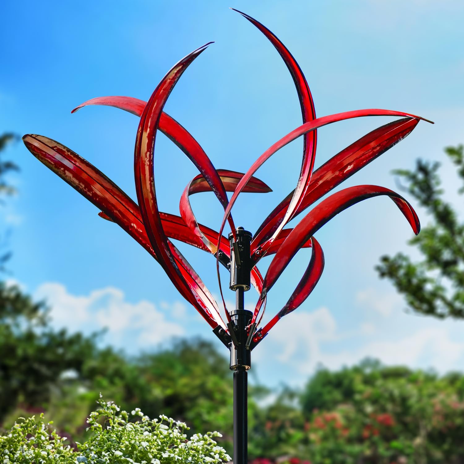 LimeHill Wind Spinner for Garden - Large Kinetic Yard Art