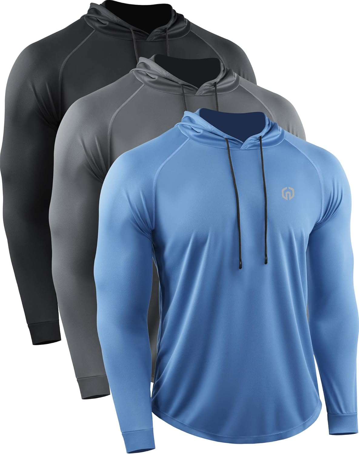 NELEUS Men's Dry Fit Long Sleeve Hooded Athletic Shirt Review