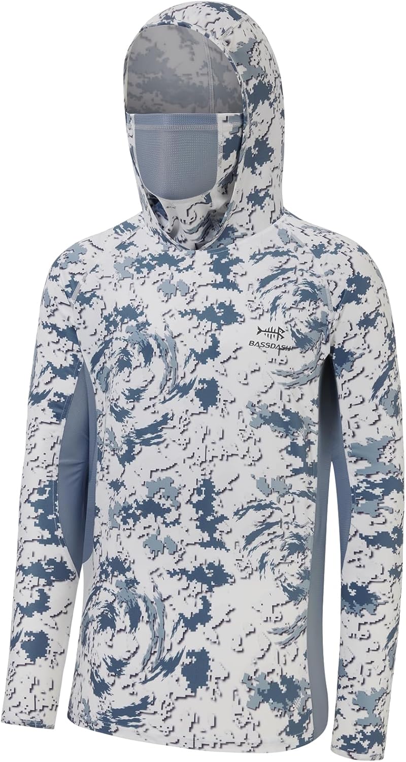 BASSDASH UPF 50+ Mens Hunting Shirts for Outdoor Activities