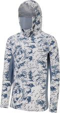 BASSDASH UPF 50+ Mens Hunting Shirt with Mask - Sun Protection Hoodie