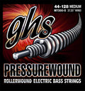 Pressurewound Bass Guitar Strings 5-String Medium Gauge - Bright