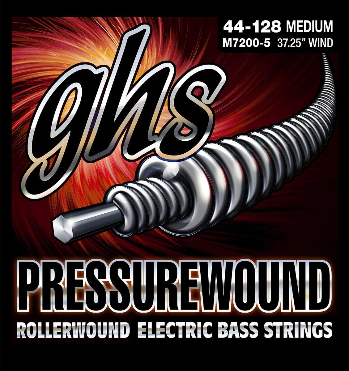 GHS Strings Pressurewound Bass Guitar Strings for 5-String Bass