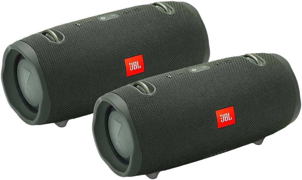 JBL Xtreme 2 Portable Wireless Bluetooth Speakers - Pair in Green
