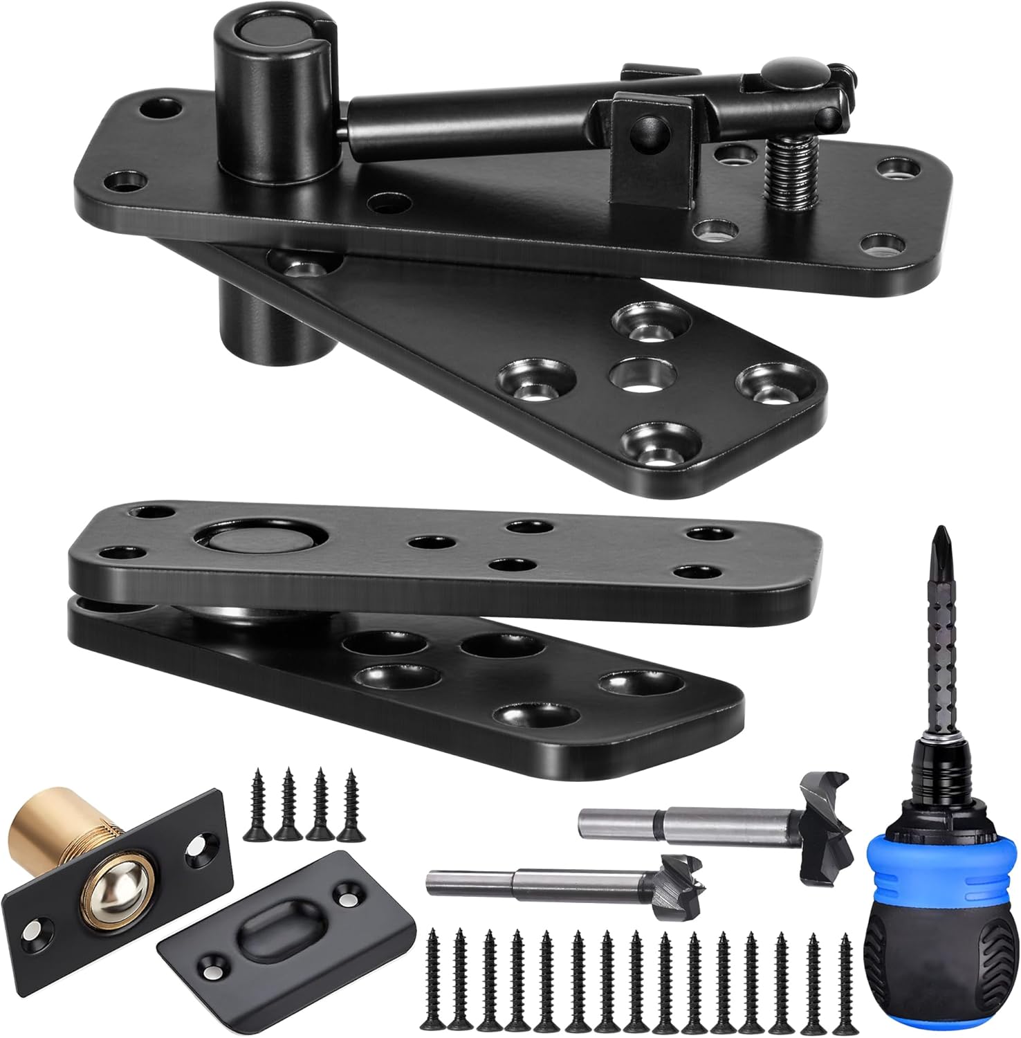 Heavy Duty Hidden Door Hinge for Secret Doors and Bookcases