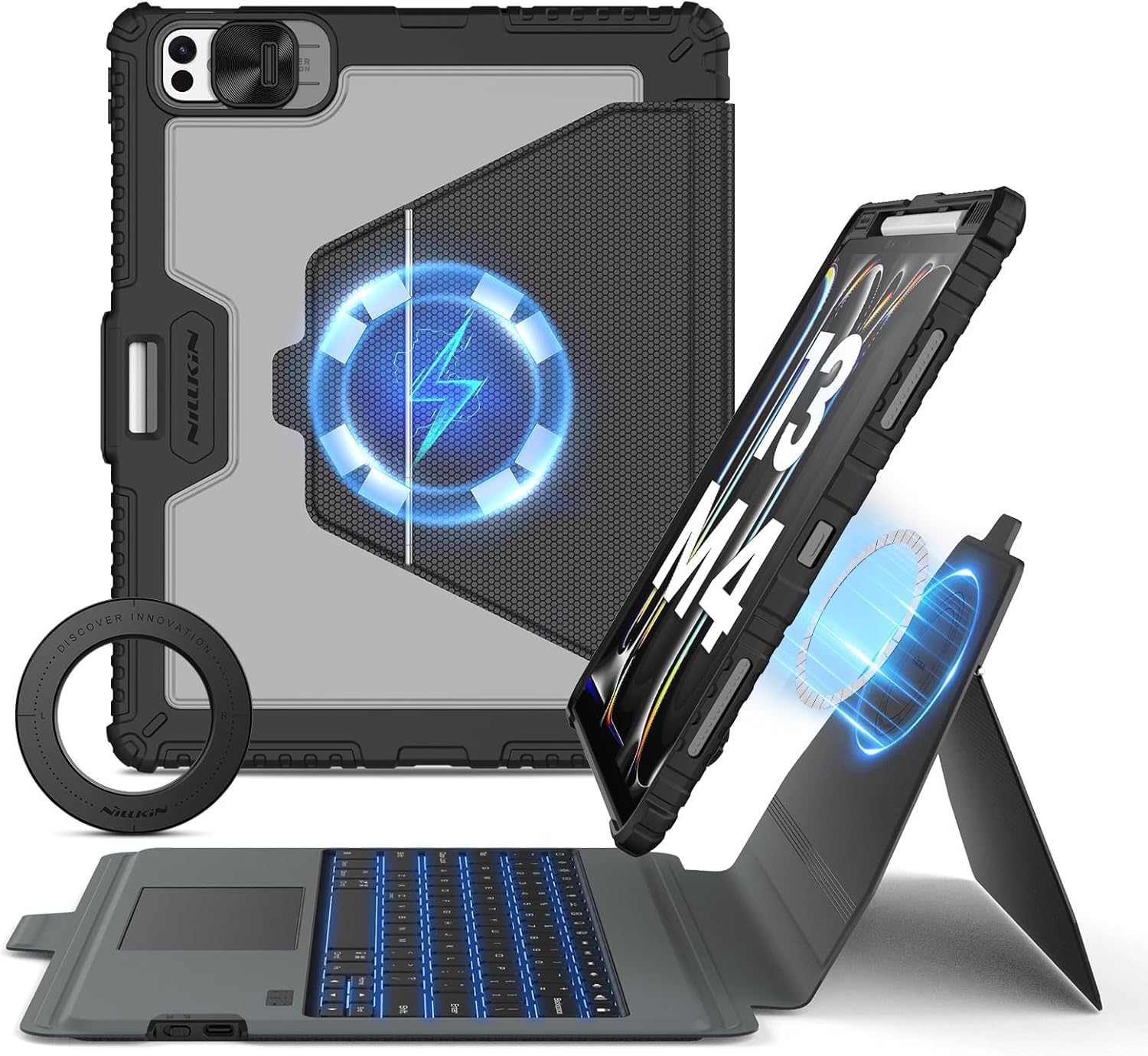 Nillkin iPad Pro 13 inch Keyboard Case with Magnetic Wall Mount