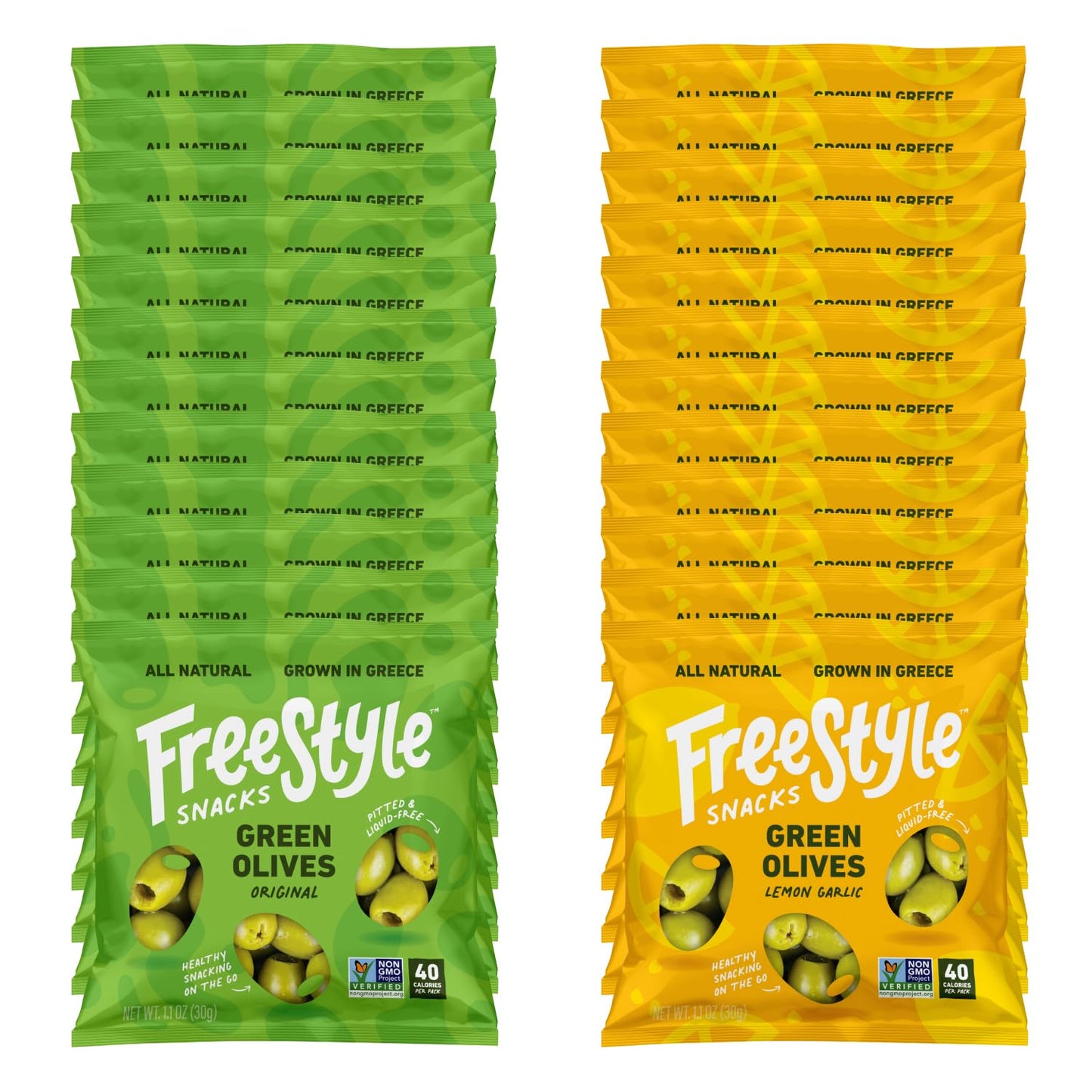 Freestyle Snacks Olive Snack Packs - Healthy On-the-Go Treats