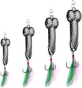 Fishing Lures Gag Gift for Men - Luminous Metal Casting Spoons